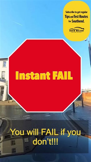 This tiny mistake fails SO many learners on Southend Test Routes! #DrivingTest #Southend #Testroute #DrivingTips #DrivingInstructor. Safe Driving Friends.
