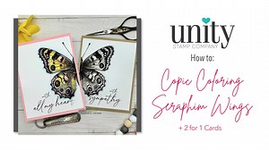 You will want to TRY THIS! 🤗🦋 Big stamps make it SO EASY to get 2 for 1 cards! Watch how you can stamp once for 2 panels and then grab your markers for color. Find this butterfly beauty amongst our NEWEST ARRIVALS on SALE now. https://unitystamp.co/kap | Unity Stamp Company