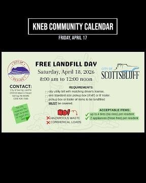 Friday Community Calendar