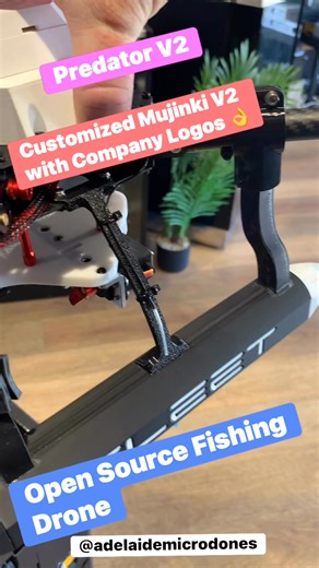 Check out what the mods this customer did to his Mujinki Predator V2 👌👌👏👏Wow!! #amddrones #mujinki #DroneFishing #drone | Adelaide Micro Drones