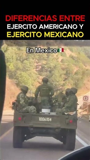 🚨DIFFERENCE BETWEEN THE MEXICAN ARMY AND THE AMERICAN ARMY🚨 | War Trivia #army #military #ww2