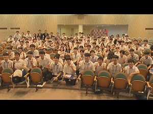 先端技術学ぶ韓国高校生 鹿児島情報高校の生徒と交流