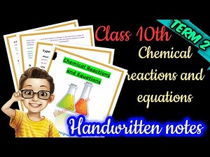 ||Chemical Reactions And Equations Notes | Class 10 | CBSE | Science Chapter 1|| Edustudy point ||