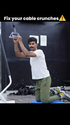 Srinath Amaravadi on Instagram: "Day 12/365 of Exercise tips & tutorials. [Cable crunches] #telugufitness #exercisetutorials #cablecrunches"