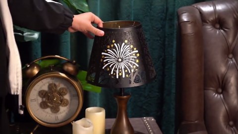 Original Fireworks Painting on Lamp Shade,table Lamp Shade,floor Lampshade,table Light Shade for Floor Lamps,6x10xh7.5"=15x25xh19cm - Etsy Hong Kong