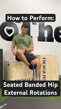 How to Perform: Seated Hip External Rotations