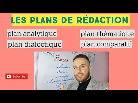 Les 4 plans de la production écrite