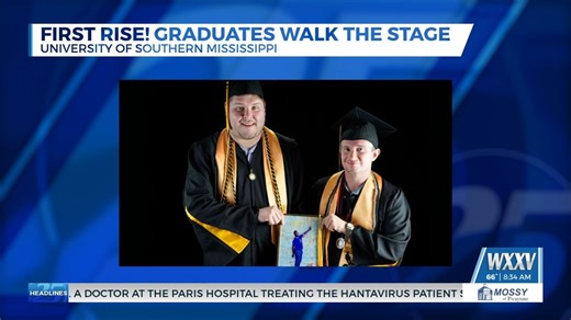 First RISE Graduates walk the stage at University of Southern Mississippi - WXXV News 25