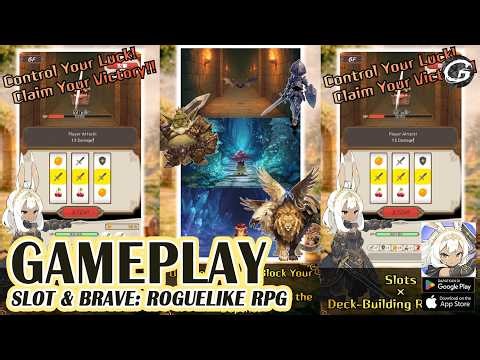 Slot & Brave: Roguelike RPG Gameplay - Mobile Game (Android)