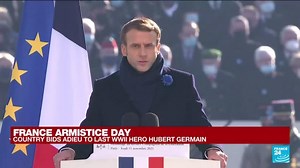 Armistice Day: Macron pays tribute to WWII hero Hubert Germain