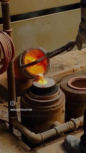Pouring Molten Metal at 1200°C!!
