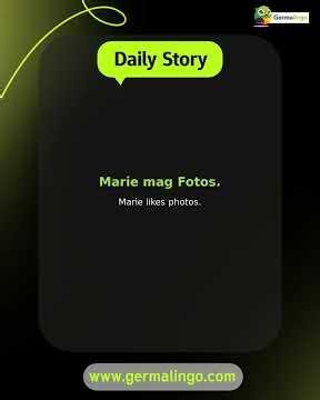 Learn German with Stories! 🇩🇪 Marie's Tech!