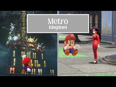Super Mario Odyssey Metro Kingdom-Full Walkthrough (Episode 6)