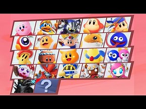Kirby Air Riders - All Characters