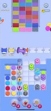 Knit Out Level 280 | Level Solved | Relaxing Music & Game Sounds #asmrgaming #knitout