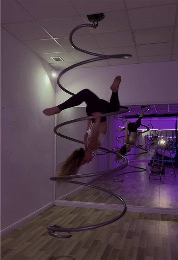 Circus Spiral Aerial Dance Performance
