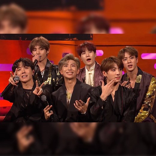 K-Pop superstars, BTS, join the star-studded couch. | The Graham Norton Show