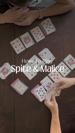 86K views · 900 reactions | There’s a commercialized version of this game that’s very popular, do you know which one it is? If you want to play Spite and Malice with 3 or 4 players you can do so by adding a new deck of cards per player, or adjusting the number of cards in each players’ payoff pile! | Tabletop Family | Facebook