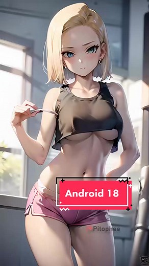 Android 18 Dragon Ball Anime Edit