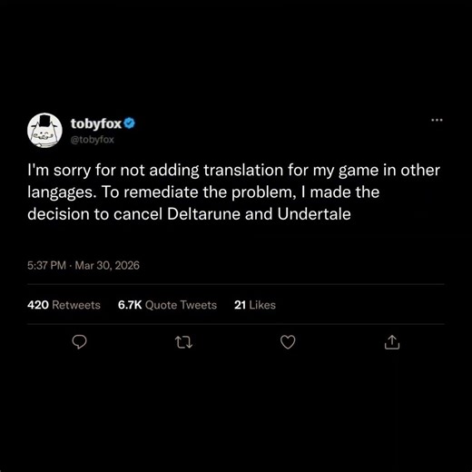 Deltarune is CANCELLED...?