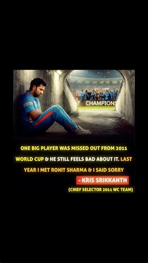 Kris Srikkanth tells biggest regret of his career as Chief Selector! #shortsfeed #ipl2026 #shorts
