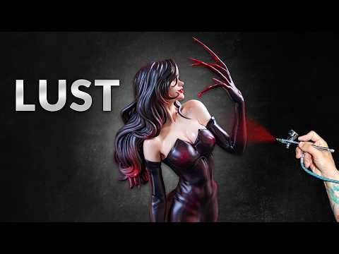 The Ultimate Spear: Painting LUST from Fullmetal Alchemist!