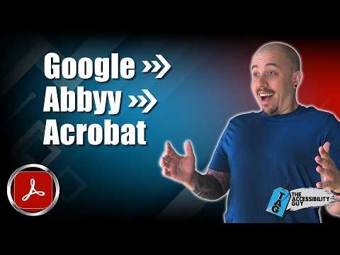 Google Docs to Accessible PDF Using ABBYY FineReader & Acrobat Acrobat Pro DC