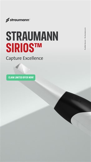LAUNCH LIMITED TIME OFFER:​ 1 Straumann SIRIOS™ ​ 1 Digital Master Laptop ​ 1 Year of Excellence Club ​ Click to take advantage of Straumann SIRIOS™ limited time offer now! ​ ifu.straumann.com ifu.allied-star.com | Straumann