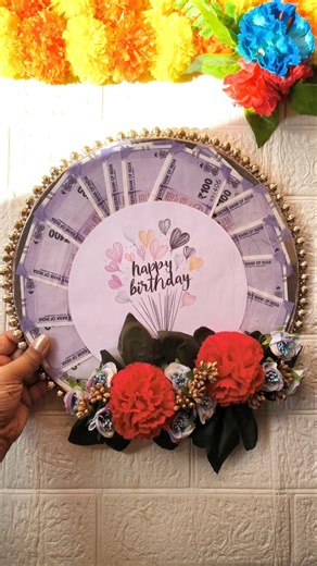 Birthday Cash Hamper DIY | Easy & Cute Money Gift Idea #shorts #cashhamper #birthdaygiftideas #diy