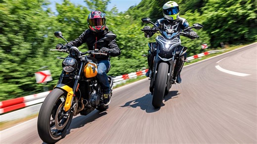 2 sehr unterschiedliche Dreizylinder: CFMoto 675 NK vs. Triumph Trident 660