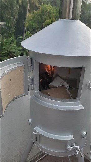 Hybrid Portable Incinerator Installed On A Terrace | Easy Waste Disposal & Management | Incino