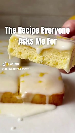 Easy Lemon Brownies Recipe for Spring