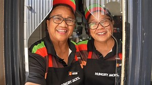 Perth sisters notch 50 years working at Hungry Jack's