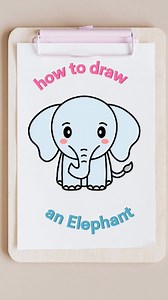 14K views · 89 reactions | How to Draw an Elephant: Easy Step-by-Step Tutorial Learn how to draw an elephant with this easy, step-by-step tutorial! Perfect for beginners and kids, this guide uses simple shapes and lines to create a cute elephant. | Whizk ART | Facebook