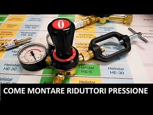 How to install pressure reducers for gas and oxygen torches and safety
