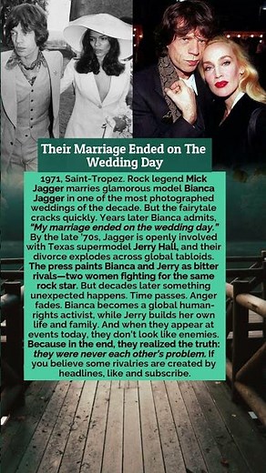 Their Marriage Ended on The Wedding Day