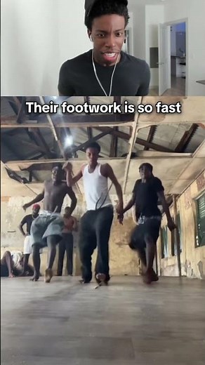 The footwork is so fast