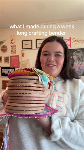 Weekly Crafting Creations: Felt Pins and Embroidered Hoops