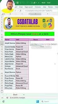 How To do Partial Match with the FILTER Function in Excel