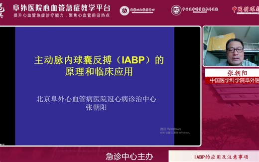 张朝阳：IABP的应用及注意事项