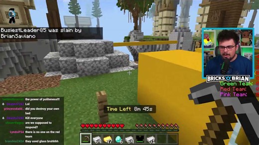 Go to sleep! - Minecraft Bed Wars with Bricks 'O' Brian!