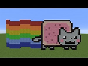 Minecraft TUTORIAL - How to build a NYAN CAT