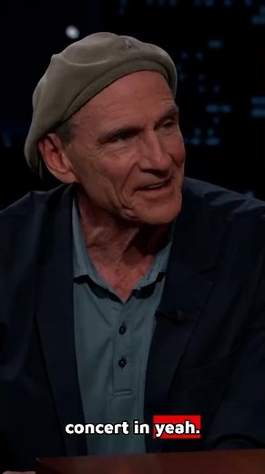 James Taylor Reveals the First Concert He Ever Saw | Jimmy Kimmel Live
