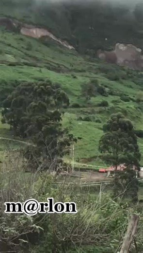 Tranquil Rural Landscape Video with Lush Green Hills