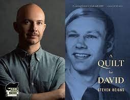 Steven Reigns poet, educator, activist first Poet Laureate of West Hollywood came to East End Books Ptown to launch Steven Reigns's Quilt For David the hidden history of a vulnerable gay man whose life and death was turned into tabloid fodder he stopped by to talk with Queerguru . The book is a MUST READ for all gay men to remind us of about this fateful life-changing period in all our lives | queerguru