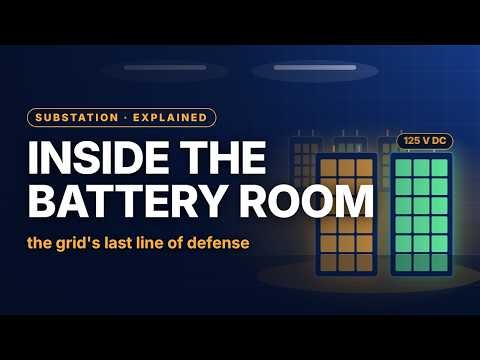 How a Substation DC Battery Bank Works