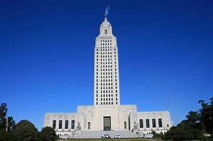 Louisiana State Capitol in Baton Rouge, USA