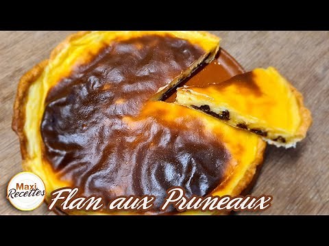 Flan aux Pruneaux Moelleux - Recette Facile