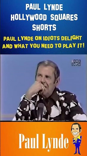 Paul Lynde on Monty Hall how to play Idiots Delight! what do you need to play?