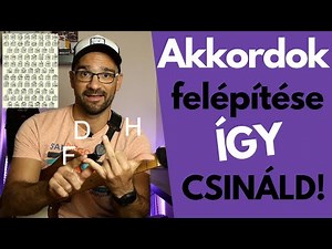 Gitár akkordok egyszerűen – Gitárlecke kezdőknek 🎸